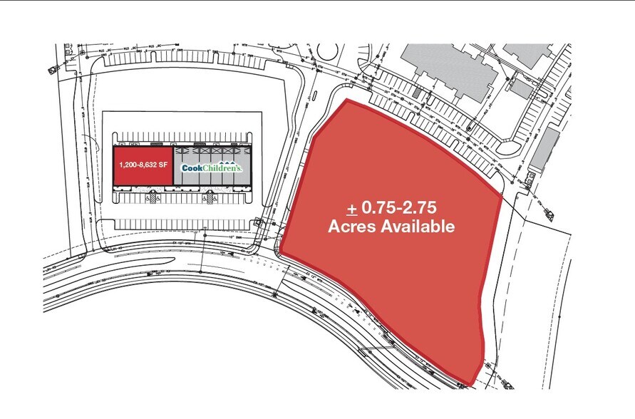 More Photos Of 1640 Candler Dr, Burleson Land For Lease