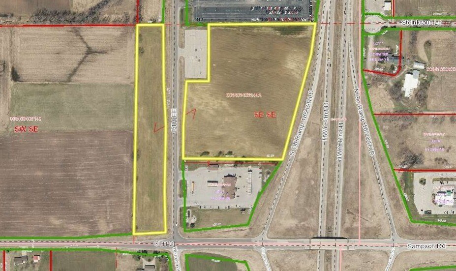 More Photos Of Hwy EE & Hwy 41/141, Abrams Land For Sale