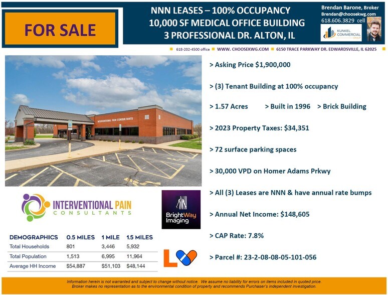 More Photos Of 3 Professional Dr, Alton Office For Lease