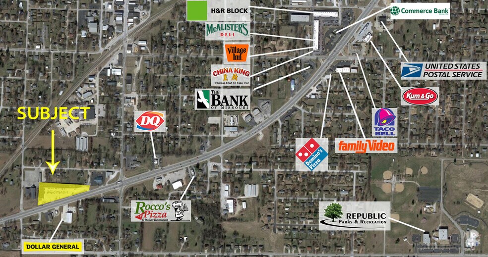 More Photos Of 201 US Highway 60 W, Republic General Retail For Lease