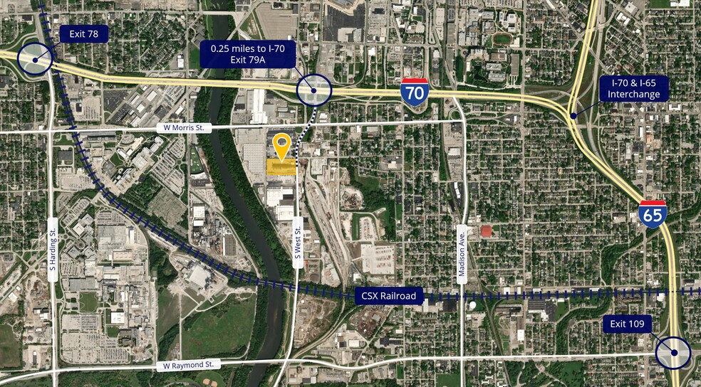 More Photos Of 1310 S West St, Indianapolis Truck Terminal For Lease