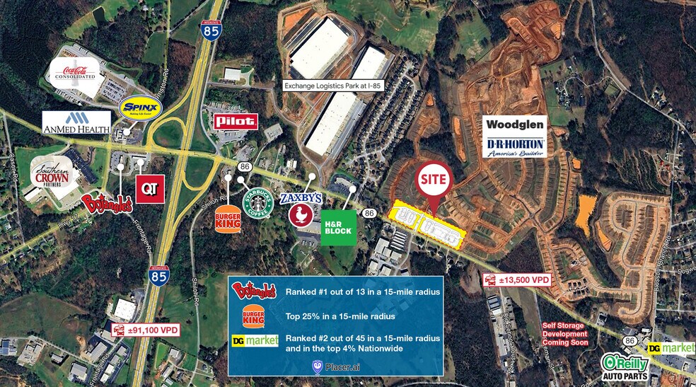 Primary Photo Of 1505 Highway 86, Piedmont Land For Lease