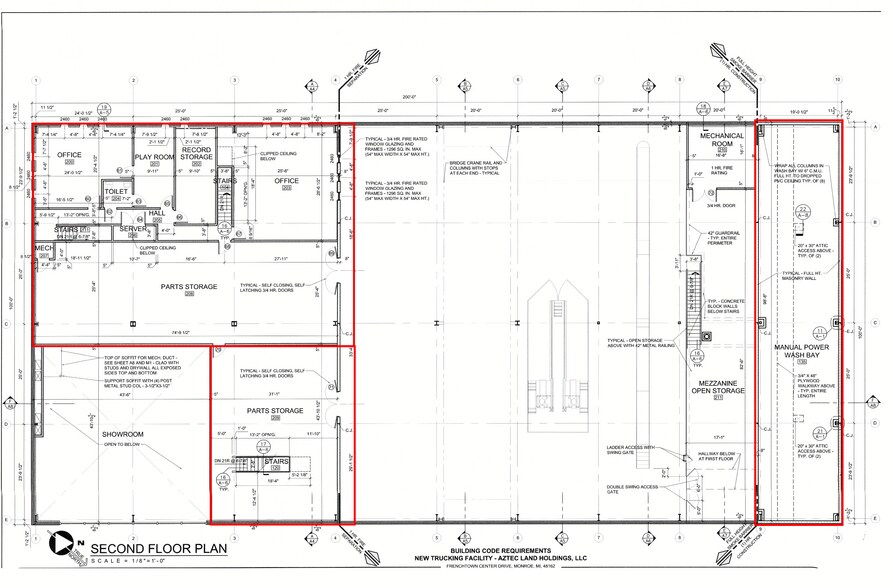 More Photos Of 1878 Frenchtown Center Dr, Monroe Truck Terminal For Lease