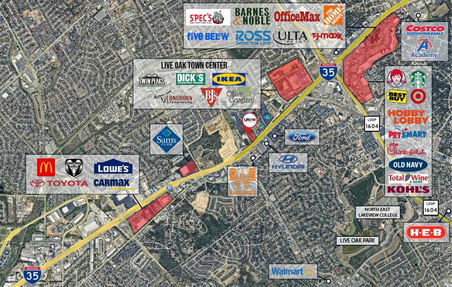 More Photos Of 12995 N Interstate 35, Live Oak Land For Sale