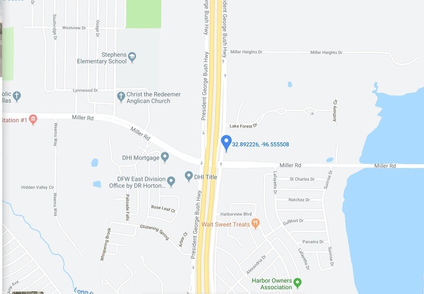 More Photos Of SEC of George Bush 190 & Miller Road @ Rowlett Rd, Rowlett Land For Lease