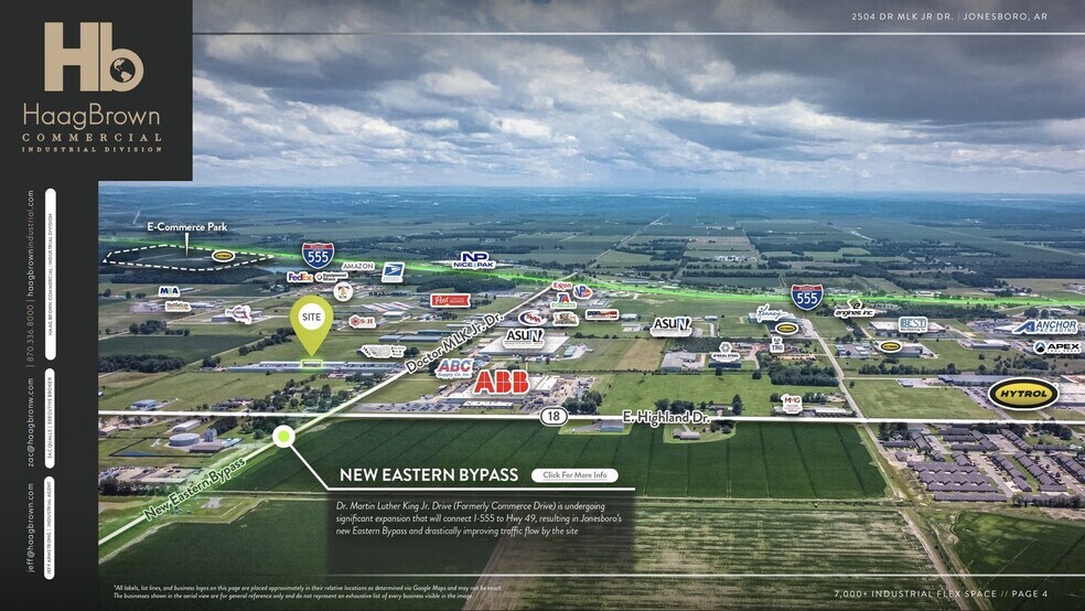 More Photos Of 2504 Commerce, Jonesboro Industrial For Lease