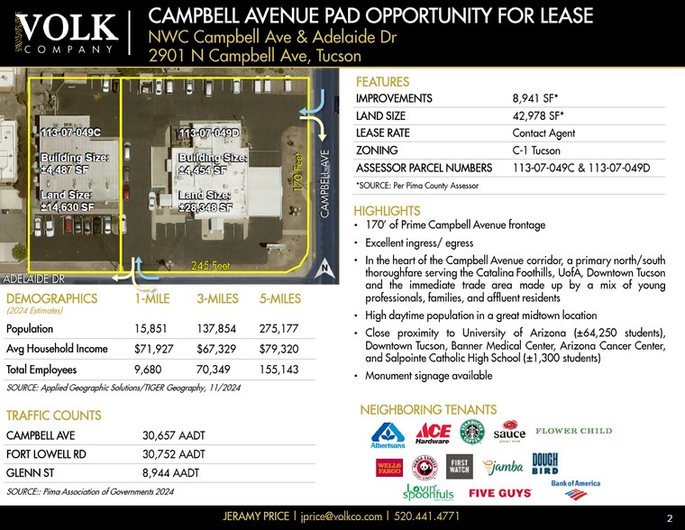 More Photos Of 2901 N Campbell Ave, Tucson Freestanding For Lease