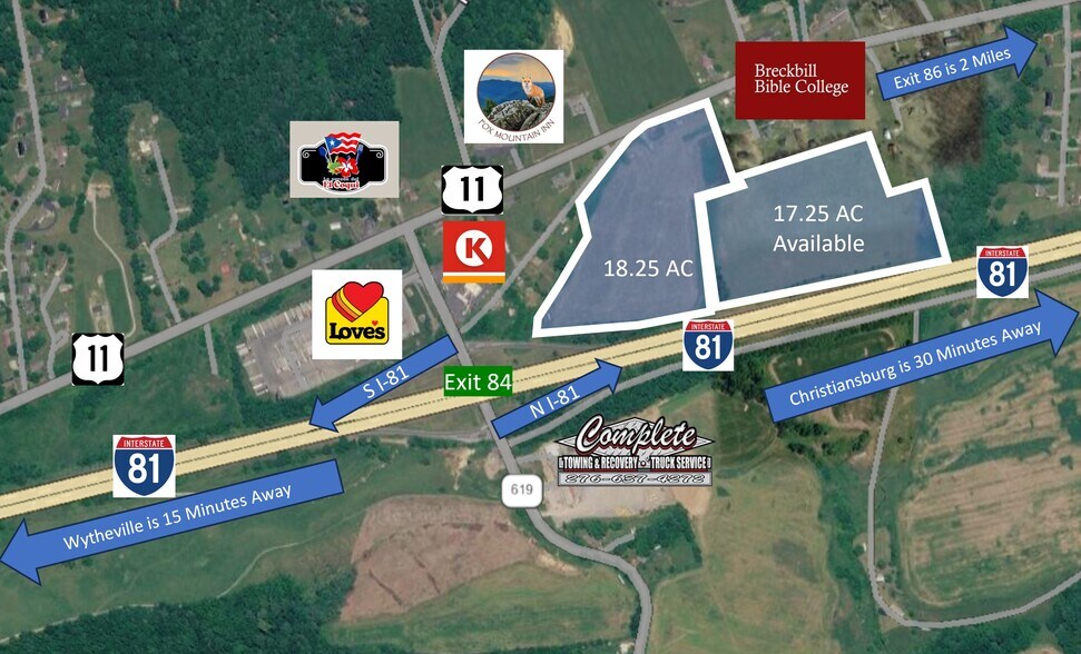 More Photos Of 4865 E Lee Hwy, Max Meadows Land For Sale