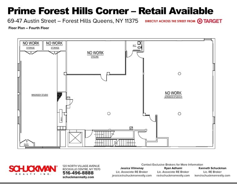 More Photos Of 6947 Austin St, Forest Hills Health Club For Lease
