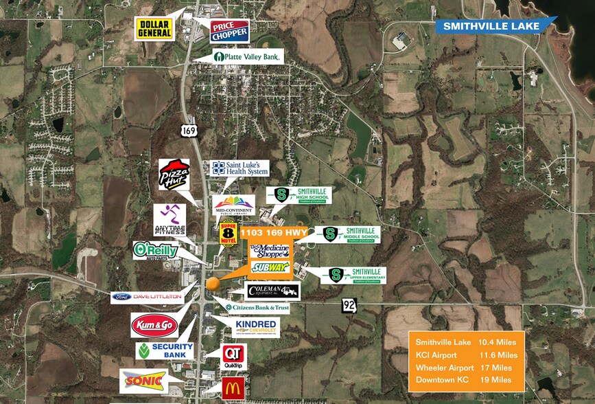 More Photos Of 1103 S US Highway 169, Smithville Storefront Retail Office For Lease