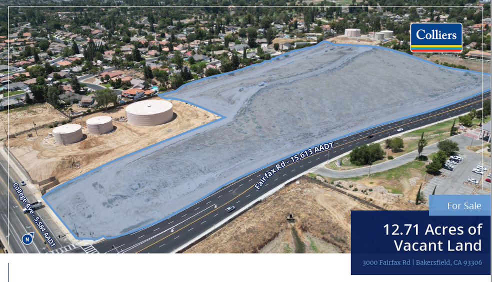 Primary Photo Of 3000 Fairfax Road, Bakersfield Land For Sale