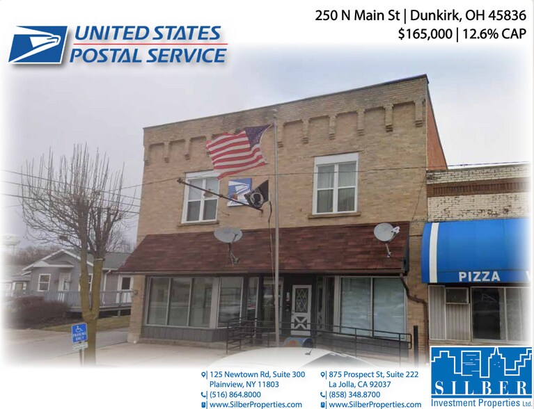 Primary Photo Of 250 N Main St, Dunkirk Post Office For Sale