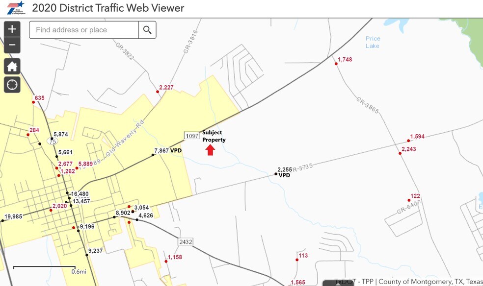 More Photos Of 44.8 +/- Acres FM 1097, Willis Land For Sale