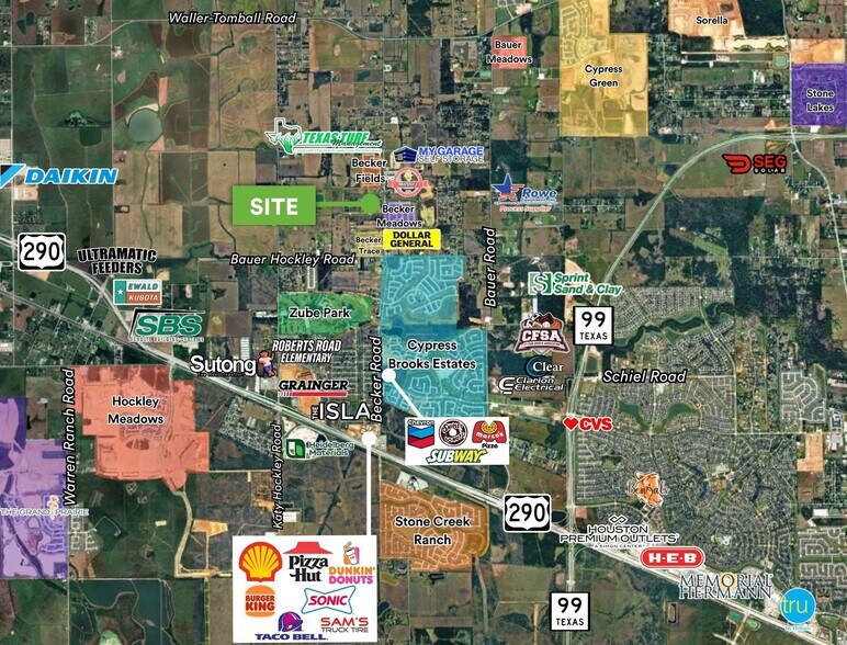 More Photos Of 18611 Becker Rd, Hockley General Retail For Lease