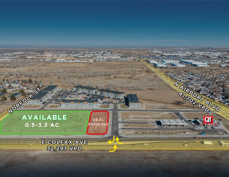 Primary Photo Of Colfax Ave & Airport Blvd, Aurora Land For Sale