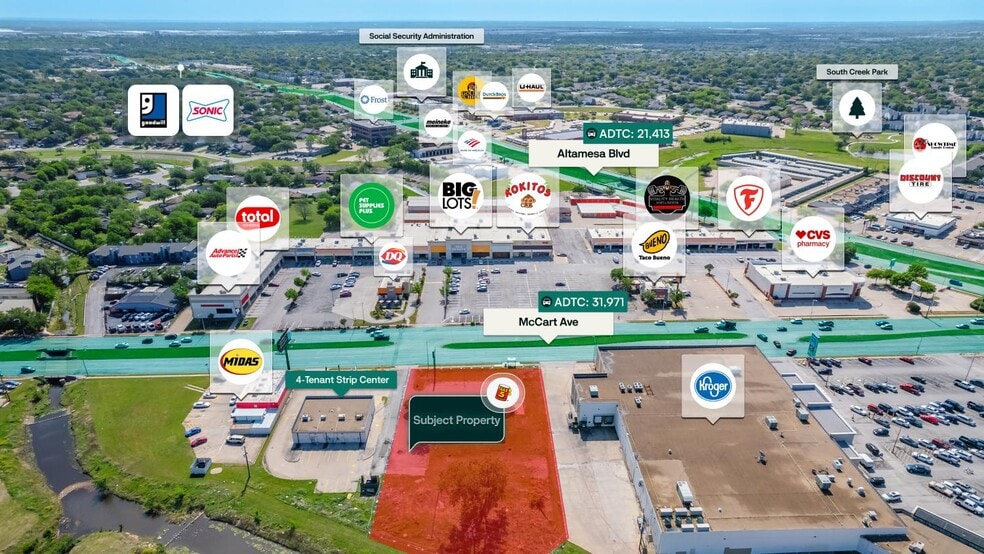 More Photos Of 6404 McCart Ave, Fort Worth General Retail For Sale