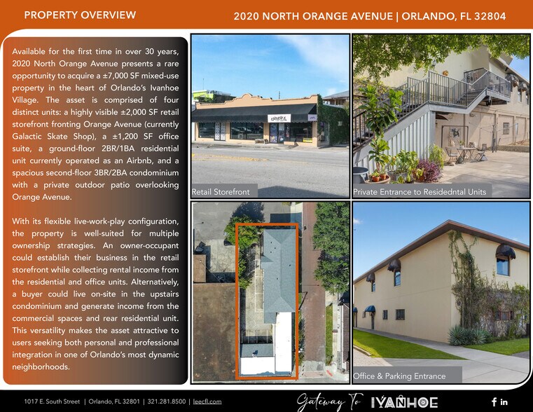 More Photos Of 2020 N Orange Ave, Orlando Storefront Retail Office For Sale