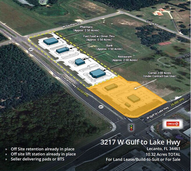 Primary Photo Of 3217 W Gulf To Lake Hwy, Lecanto Land For Sale