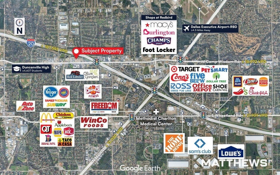 More Photos Of 303-414 E Camp Wisdom Rd, Duncanville Supermarket For Lease
