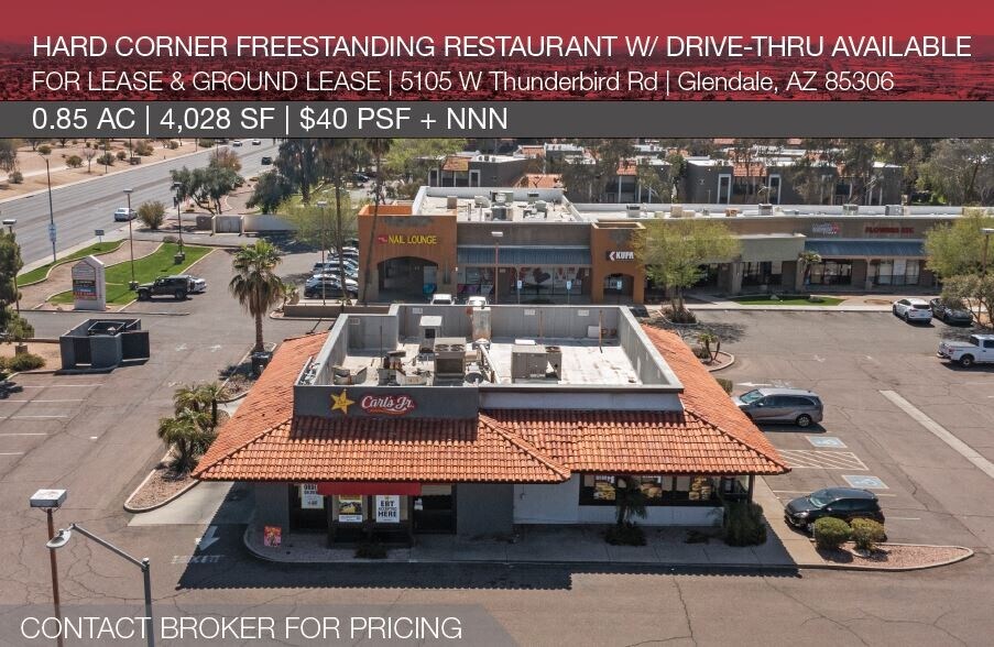 Primary Photo Of 5105 W Thunderbird Rd, Glendale Restaurant For Lease