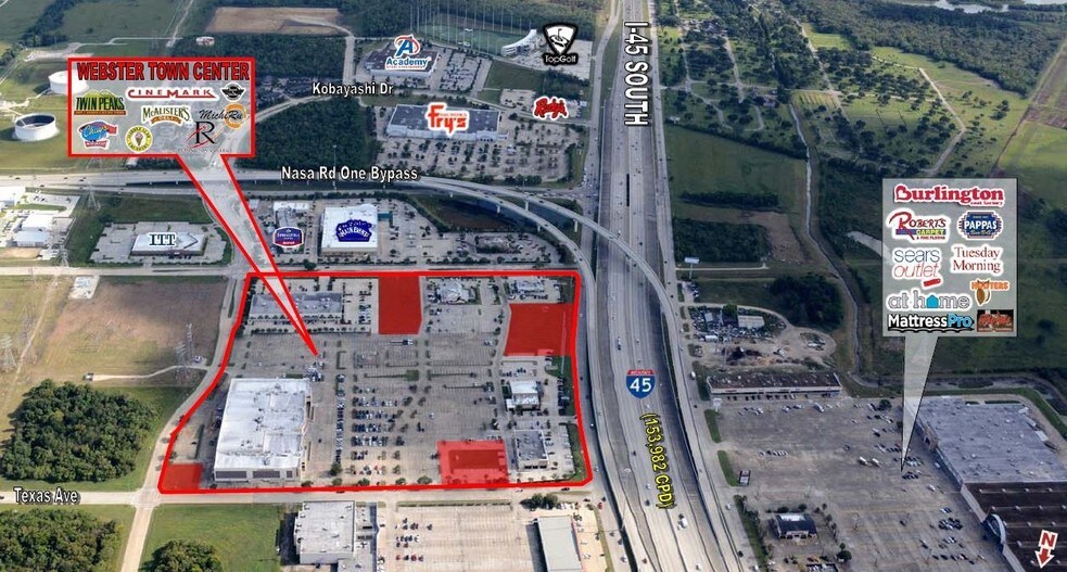 More Photos Of 20909-20915 Gulf Fwy, Webster Unknown For Lease