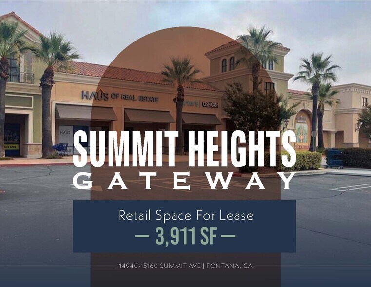 Primary Photo Of 14940-15160 Summit Ave, Fontana Unknown For Sale