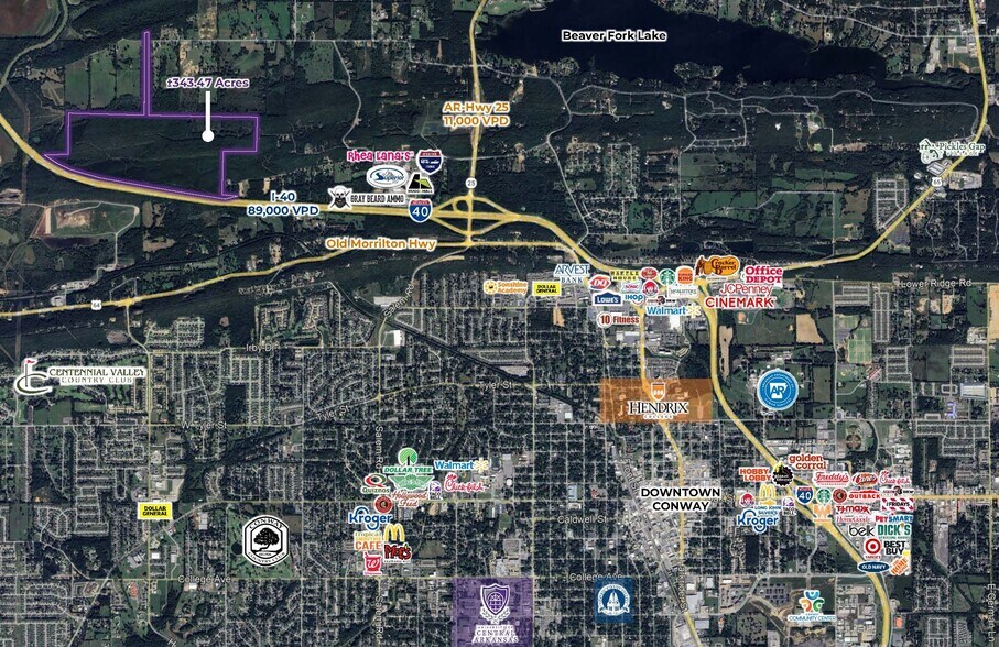 More Photos Of Interstate 40, Conway Land For Sale