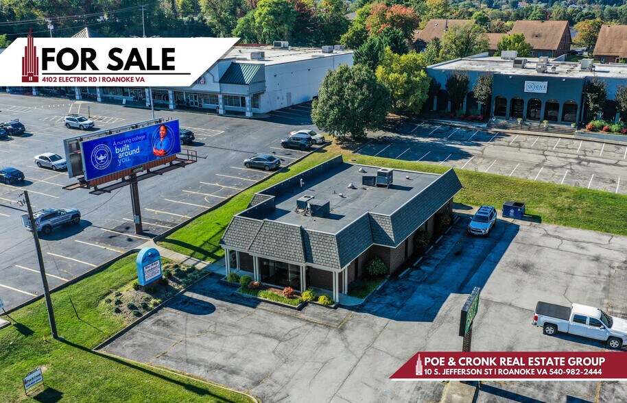 Primary Photo Of 4102 Electric Rd, Roanoke Freestanding For Sale