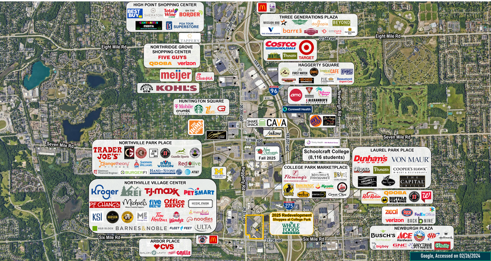 More Photos Of NEC 6 Mile & Haggerty, Livonia General Retail For Sale