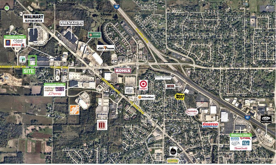 More Photos Of N96W19120-N96W19180 County Line Rd, Germantown Storefront For Lease