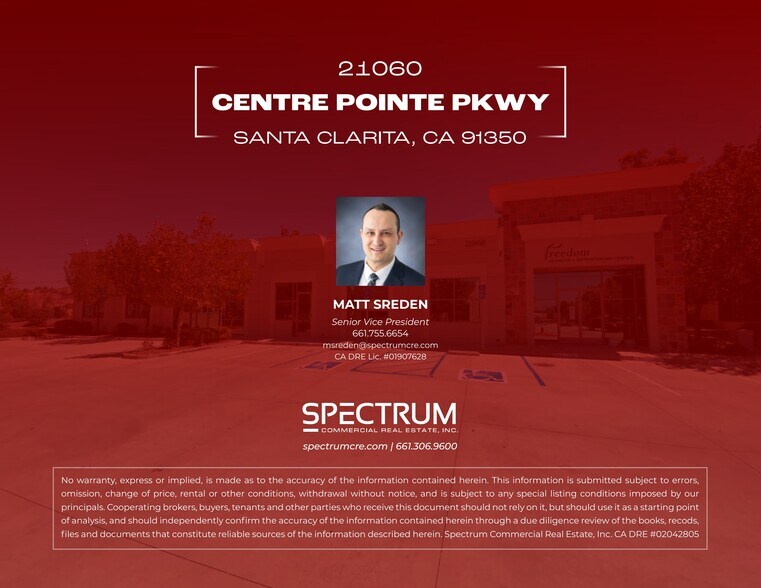More Photos Of 21060 Centre Pointe Pky, Santa Clarita Medical For Sale