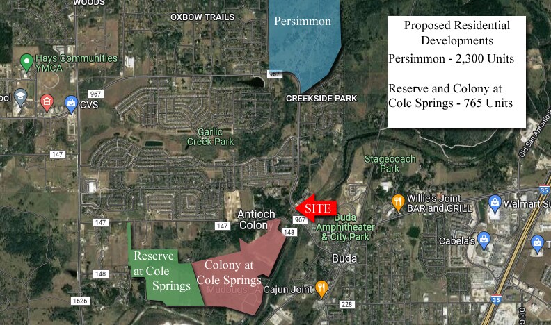 More Photos Of 591 Farm to Market Road 967, Buda Land For Sale