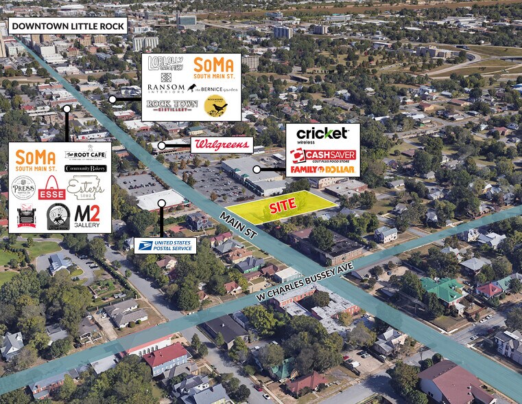 1821 S Main St, Little Rock, AR 72206 Land For Sale