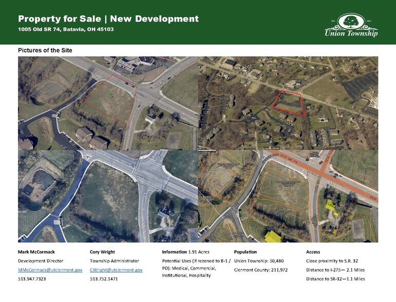 Primary Photo Of 1005 Old State Route 74, Batavia Land For Sale