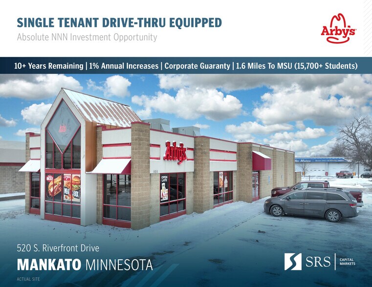 Primary Photo Of 520 S Riverfront Dr, Mankato Fast Food For Sale