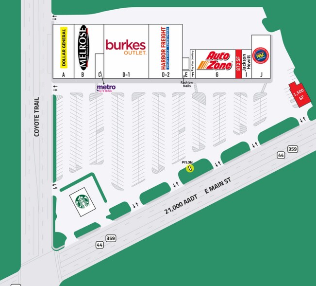 More Photos Of 710 E Main St, Alice Storefront For Lease