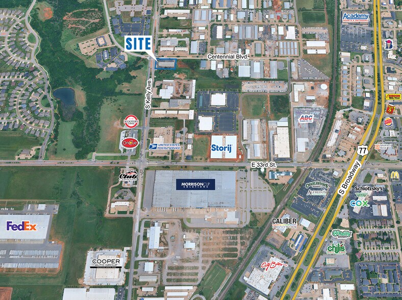 More Photos Of 2800 S Kelly Ave, Edmond Showroom For Lease