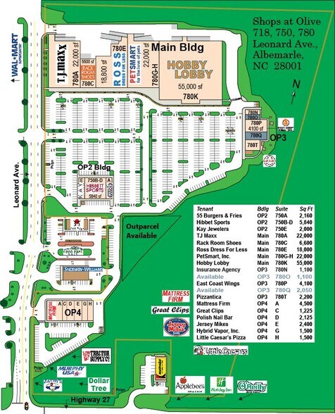 More Photos Of 730 Leonard, Albemarle Unknown For Lease