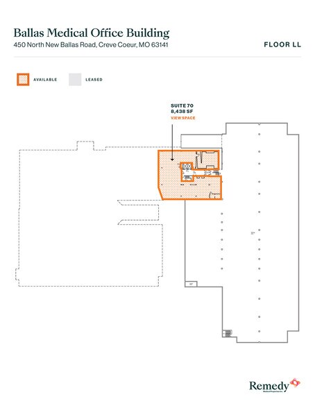 More Photos Of 450 N New Ballas Rd, Creve Coeur Medical For Lease