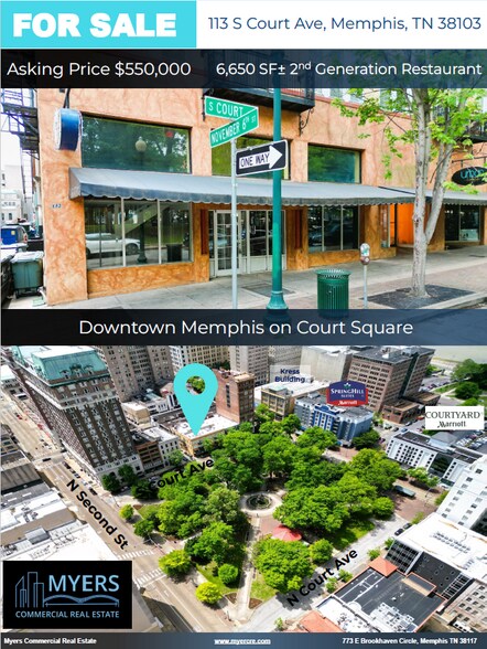 Primary Photo Of 113 S Court Ave, Memphis General Retail For Sale