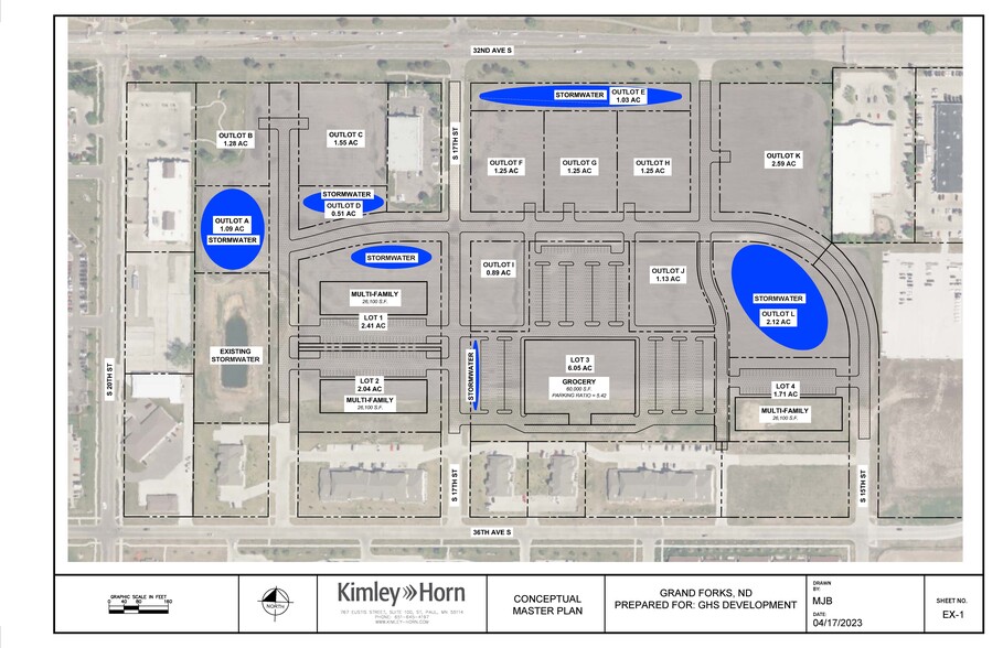 Primary Photo Of 32nd @ Washington Street, Grand Forks Land For Lease