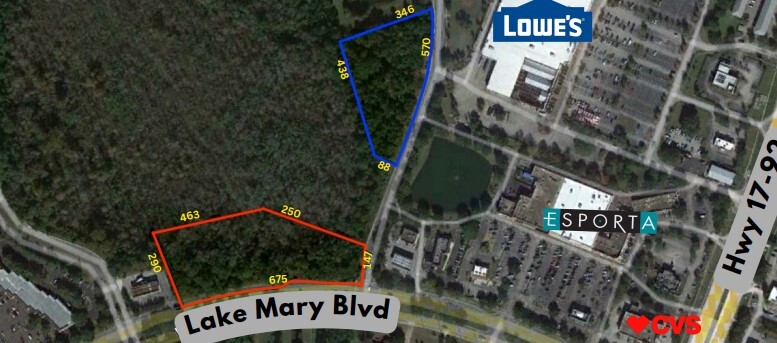 Primary Photo Of W Lake Mary Blvd & Live Oak, Sanford Land For Sale