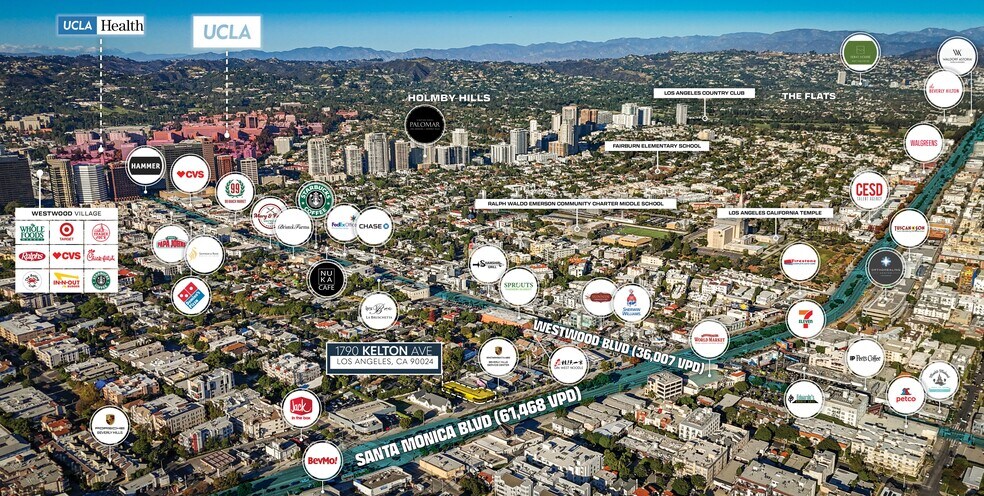 More Photos Of 1790-1796 Kelton Ave, Los Angeles Storefront For Lease