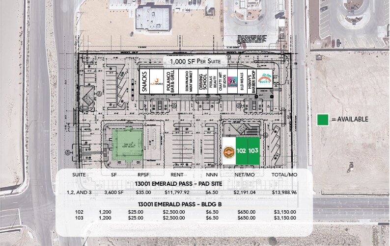 More Photos Of 13001 Emerald Pass Ave, Horizon City Storefront Retail Office For Lease
