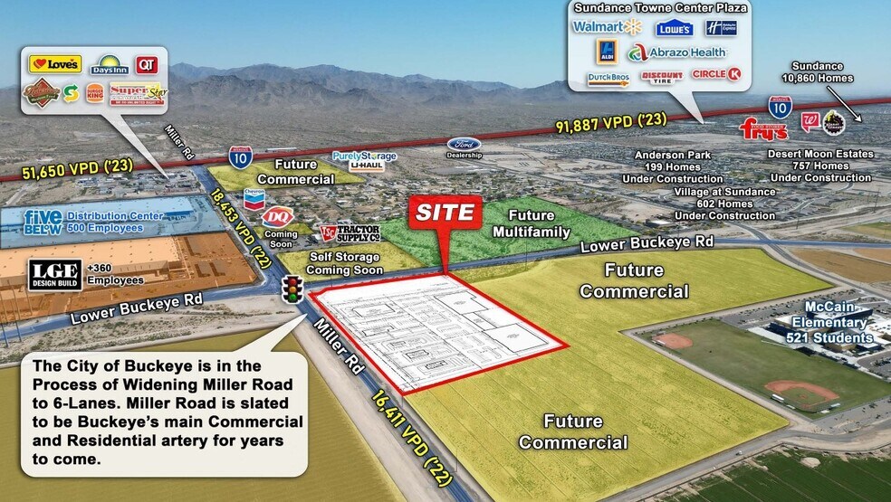 Primary Photo Of SEC Miller Rd. & Lower Buckeye Rd., Buckeye Land For Lease