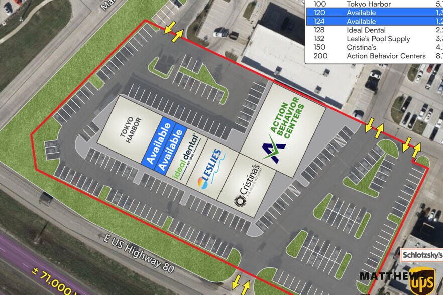 More Photos Of 724 E US Highway 80, Forney Storefront For Lease