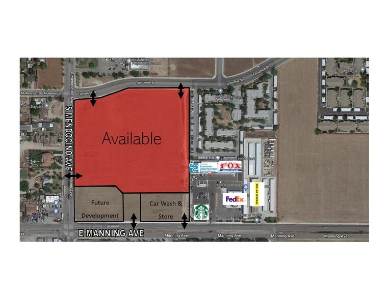 More Photos Of S Mendocino Ave @ E Manning Avenue, Parlier Land For Sale