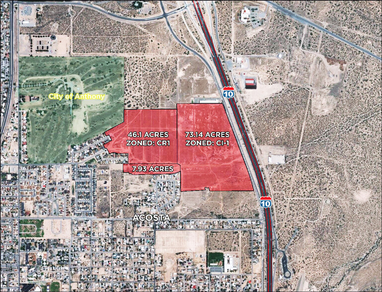 Primary Photo Of I-10 & O'Hara Rd, Anthony Land For Sale