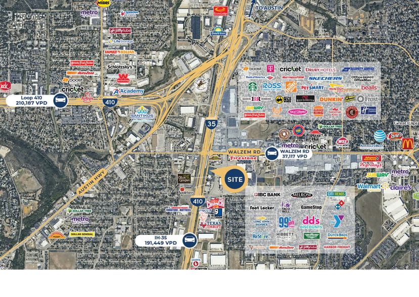 More Photos Of 7876 N Interstate 35, San Antonio Land For Lease