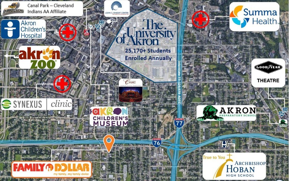 More Photos Of 266 E South St, Akron Freestanding For Sale